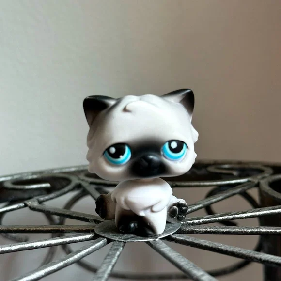 Littlest Pet Shop Toys Littlest Pet Shop White Black Persian